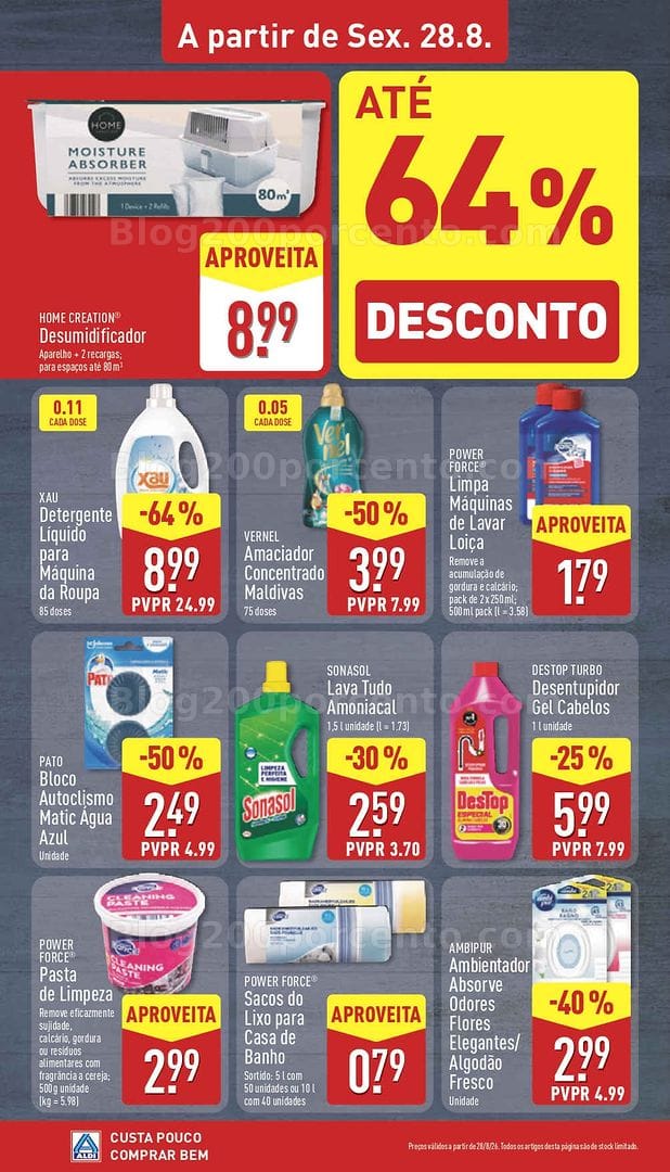 Antevisão Folheto ALDI Promoções de 24 a 30 agosto